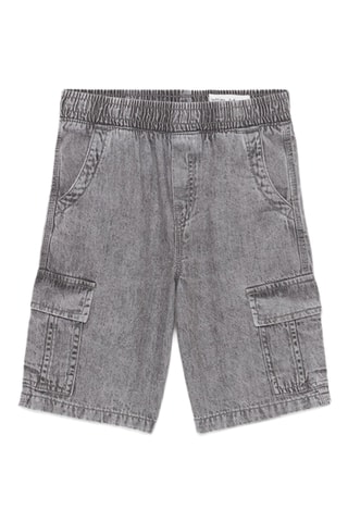 Short en jean - Gris foncé