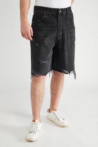 Bermuda en jean - Noir