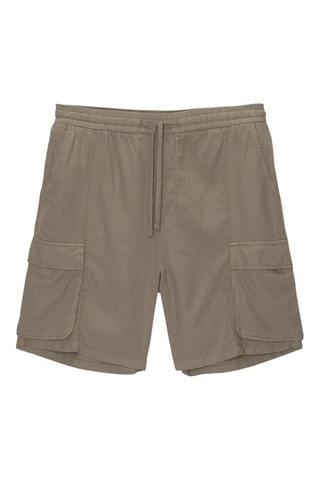 Bermuda en lin - Kaki