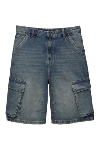 Bermuda en jean - Bleu