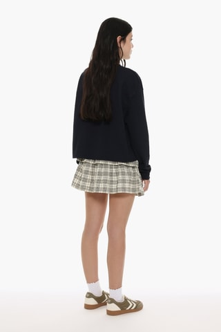 Minijupe volantée - Noir et blanc