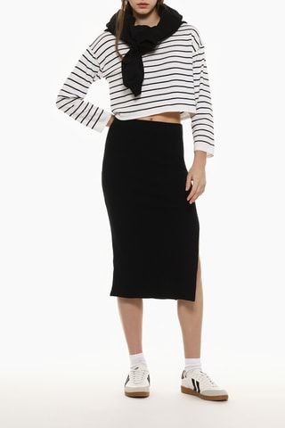 Jupe droite - Noir