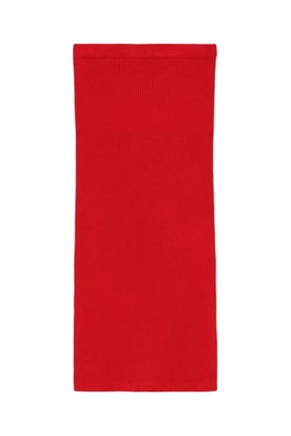 Jupe taille haute - Rouge