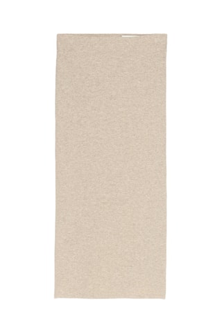 Jupe taille haute - Beige chiné