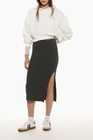 Jupe droite - Marron