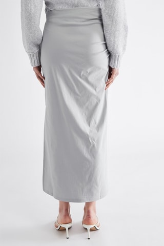 Jupe midi - Gris