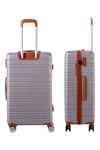 Maleta grande Sirrah - Plateado