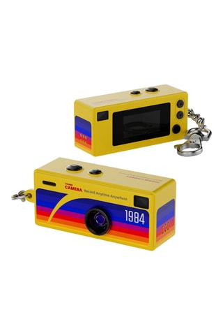 Mini telecamera Retrò 80 - Schermo LCD 0,96 pollici - Giallo