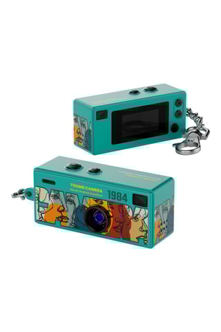Mini telecamera Retrò 80 - Schermo LCD 0,96 pollici - Verde