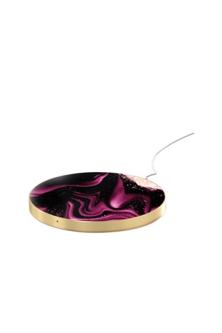 Caricabatteria Qi universale Golden Ruby - Prugna e nero - Ideal Of Sweden