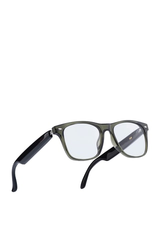 Occhiali connessi Mogie - Modello Sirius - Bluetooth - Nero e verde scuro