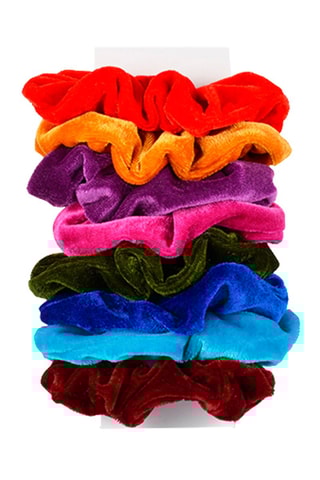 8 elásticos para cabelo