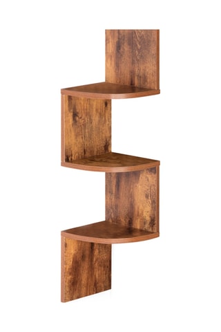 Estante de parede de canto Isa - 20 x 120 x 20 cm