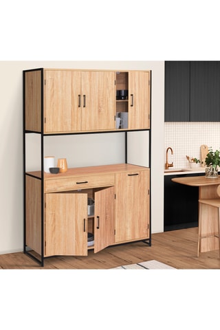 Móvel industrial 6 portas Memphis - 120 x 176,5 x 40 cm