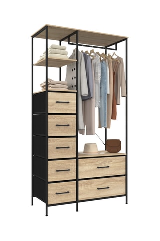 Cómoda 7 gavetas Iris - 167 x 90 x 40 cm