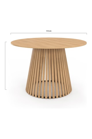 Mesa de refeição Camélia - Imitação de madeira