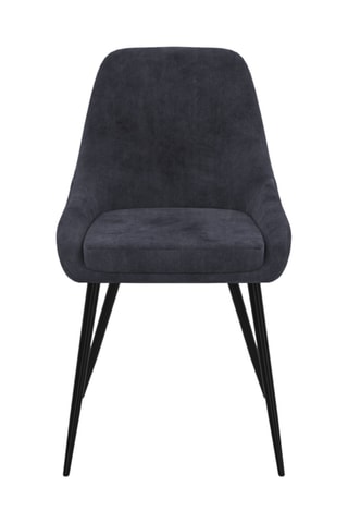 4 cadeiras Olivia - 47,5 x 79 x 54 cm - Revestimento em veludo