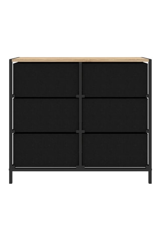 Cómoda 6 gavetas Iris - 80 x 30 x 70 cm