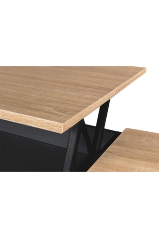 Mesa de centro elevável Elina - 110 x 55 x 42 cm