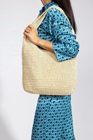 Mala cabaz - Castanho-claro - 