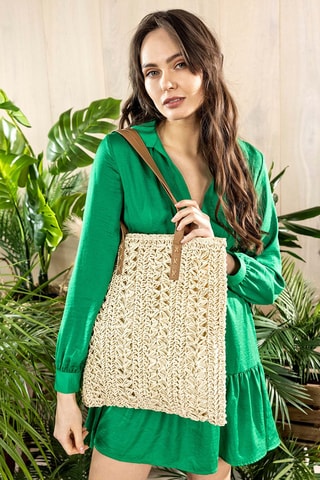 Mala cabaz - Castanho-claro - Castanho