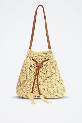 Mala de ombro - Castanho-claro - Castanho