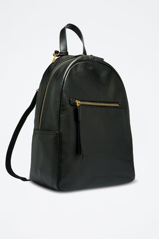 Sac à dos en cuir - Noir