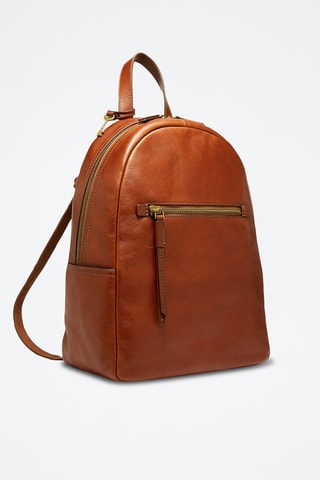 Sac à dos en cuir - Marron