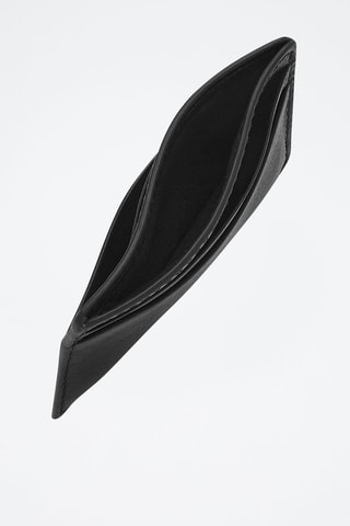 Porte-cartes et porte-clés en cuir - Noir