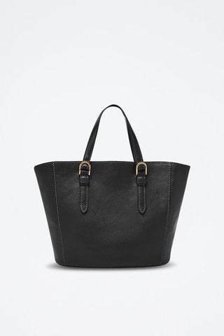 Cabas en cuir Tessa Carryall - Noir