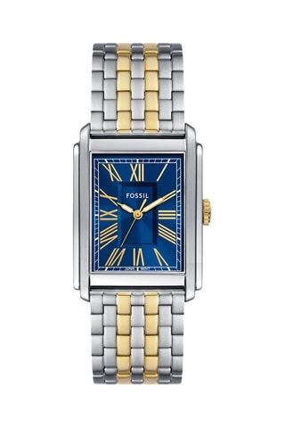 Montre à quartz en acier - Argenté et doré