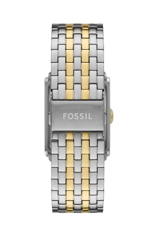 Montre à quartz en acier - Argenté et doré