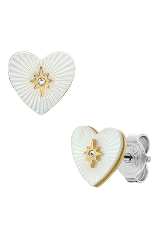 Puces Sutton - Nacre et zircon