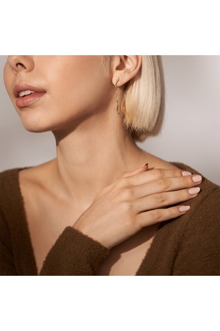 Boucles d'oreilles Essential Waves - Doré