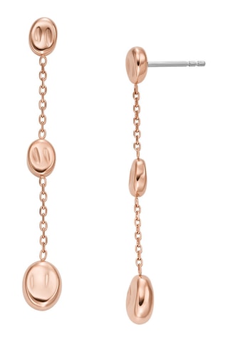 Boucles d'oreilles Anja - Doré rose