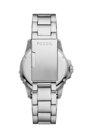 Montre à quartz en acier - Argenté et bleu marine