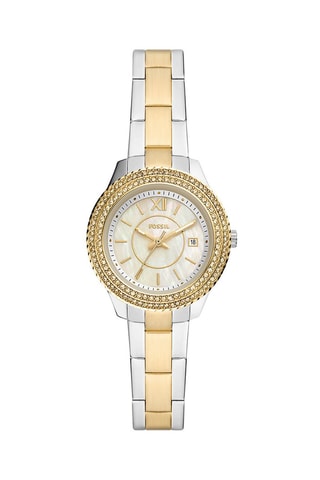 Montre à quartz en acier Stella Sport - Argenté et doré