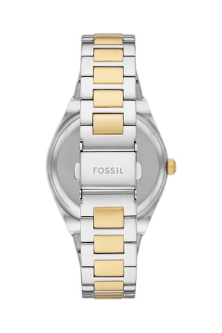 Reloj de cuarzo de acero - Plateado y dorado