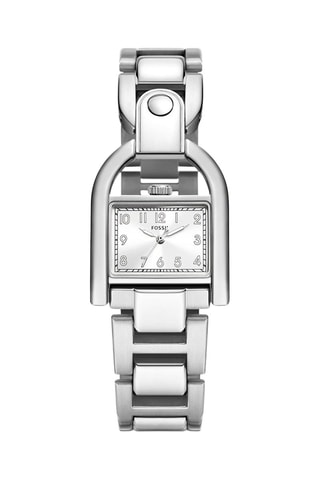 Reloj de cuarzo de acero - Plateado