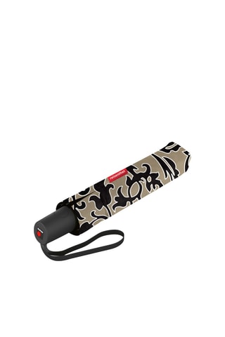 Parapluie pliable - Marron et noir