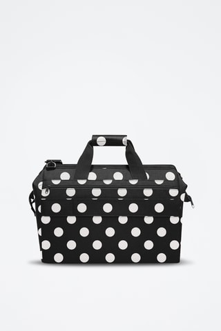 Sac de voyage - 48 cm - Blanc et noir