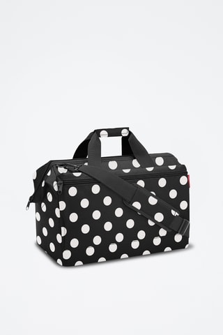 Sac de voyage - 48 cm - Blanc et noir