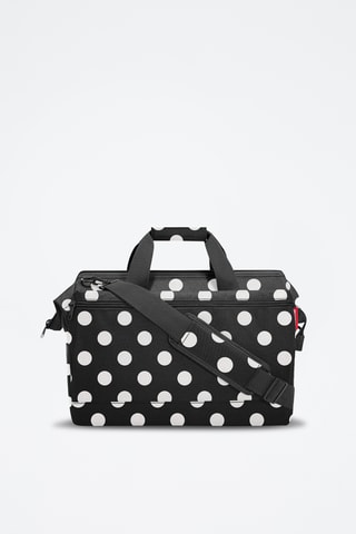 Sac de voyage - 48 cm - Blanc et noir