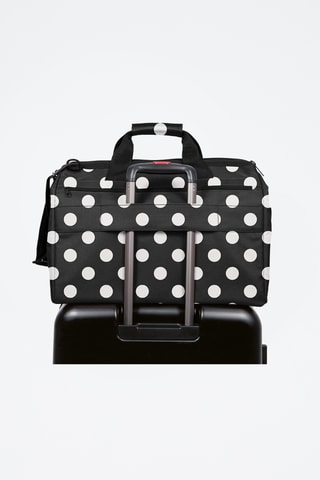 Sac de voyage - 48 cm - Blanc et noir