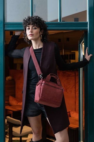 Sac bandoulière - Rose foncé