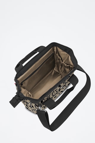 Sac bandoulière - Marron et noir