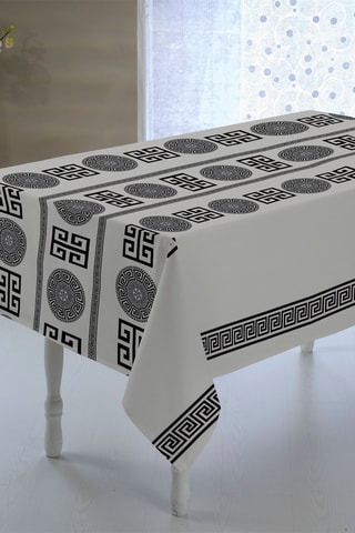 Toalha de mesa Licy - Bege e castanho