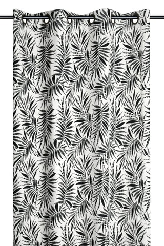Cortina Ziana - Cru e preto - 140 x 260 cm