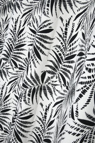 Cortina Ziana - Cru e preto - 140 x 260 cm