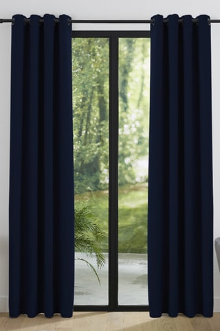 Cortinados opacos - Azul noite - 140 x 260 cm